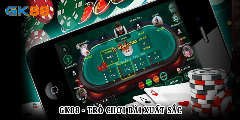 Tổng hợp về trò chơi game bài GK88